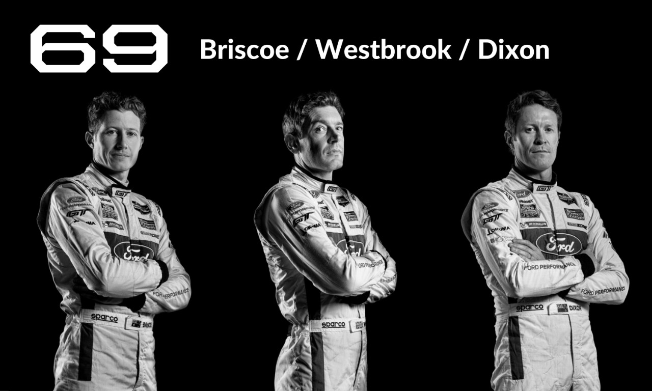 Le Mans Drivers #69 Briscoe/Westbrook/Dixon