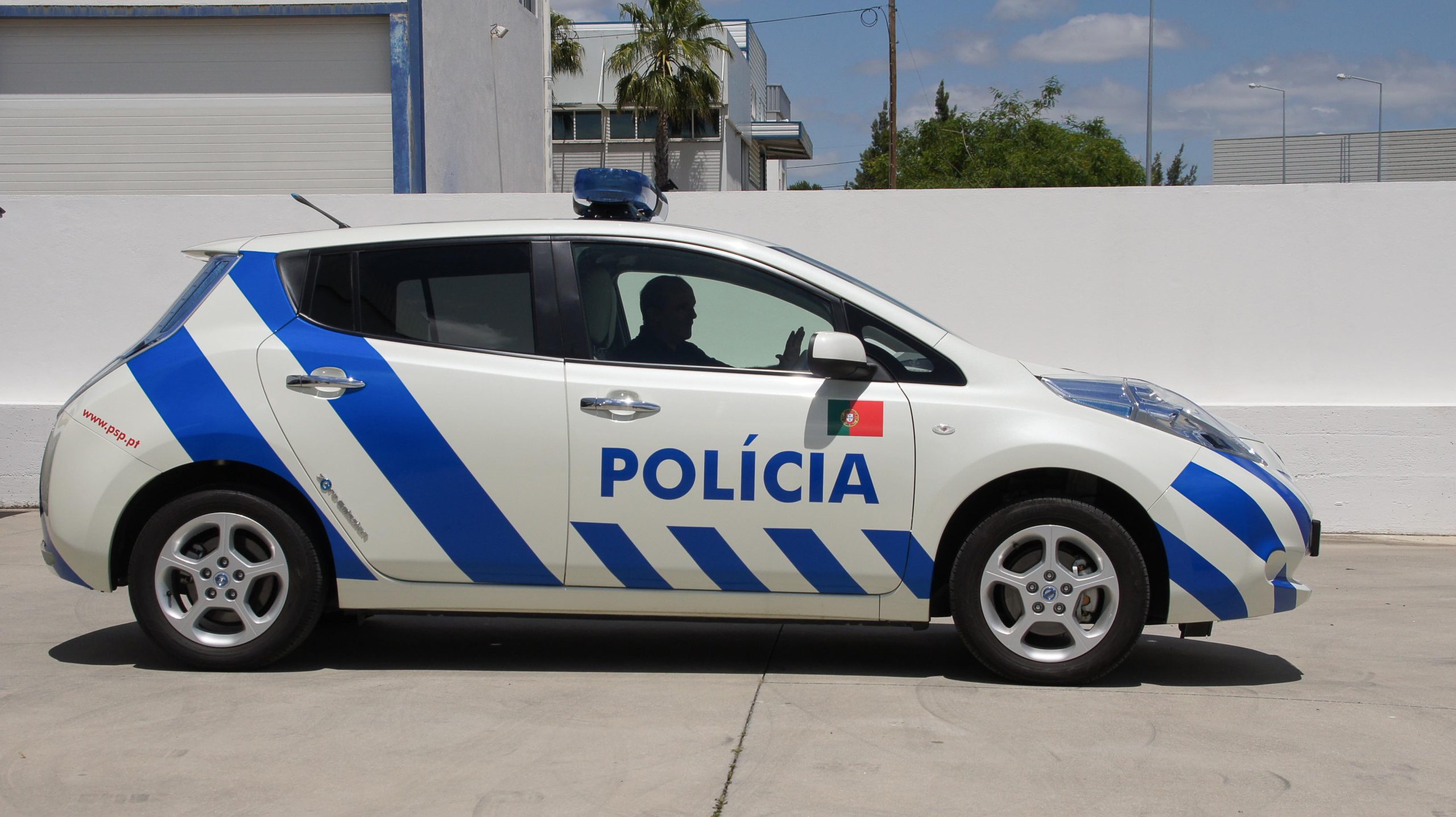 Nissan Leaf Police Car