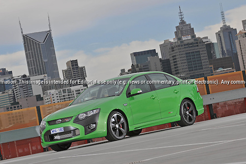 Ford FPV F6 lit by flash