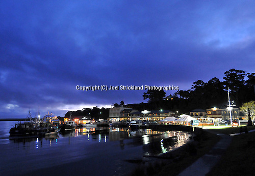 Strahan Village at Night