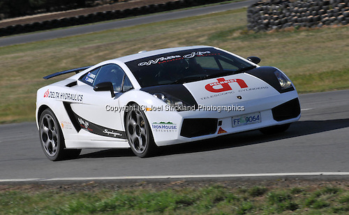 The Lamborghini of Launceston's Jason White, one of two Lamborghini Gallardo Superleggera's competing in this event. The sound and the flames that come from the exhaust of these cars is nothing short of amazing to see and hear