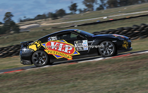 Tony Quinn in his R35 Nissan GTR, one of 5 new model GTR's being run in this event