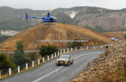 Tv Helicopter above Tony Quinn's GTR