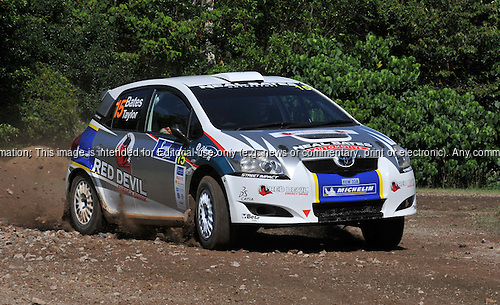 Neal Bates & Coral Taylor in their Toyota Corolla S2000