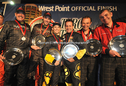 The Top 3 crews in the outright Modern podium