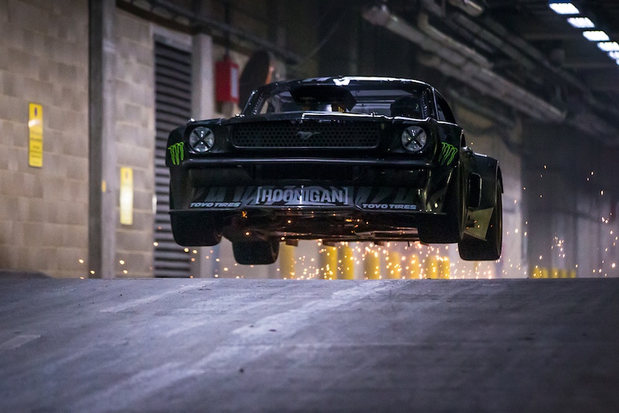 Ken Block Hoonicorn Mustang on Topgear