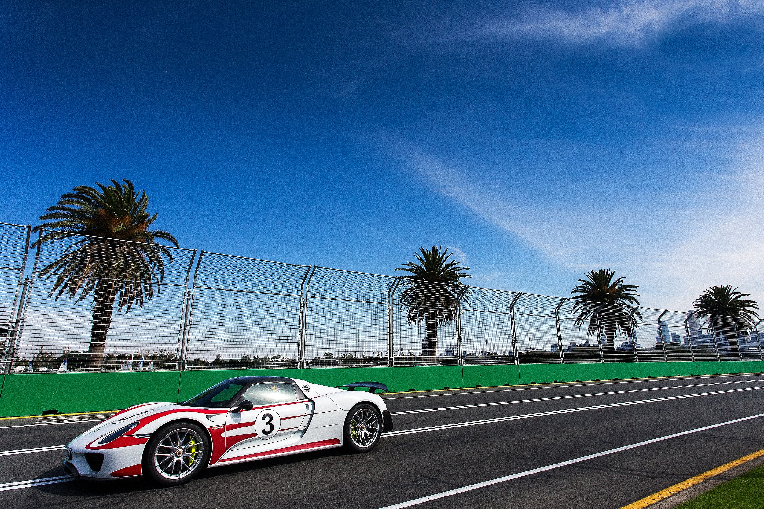 Porsche 918 Spider at Australian F1 Grand Prix