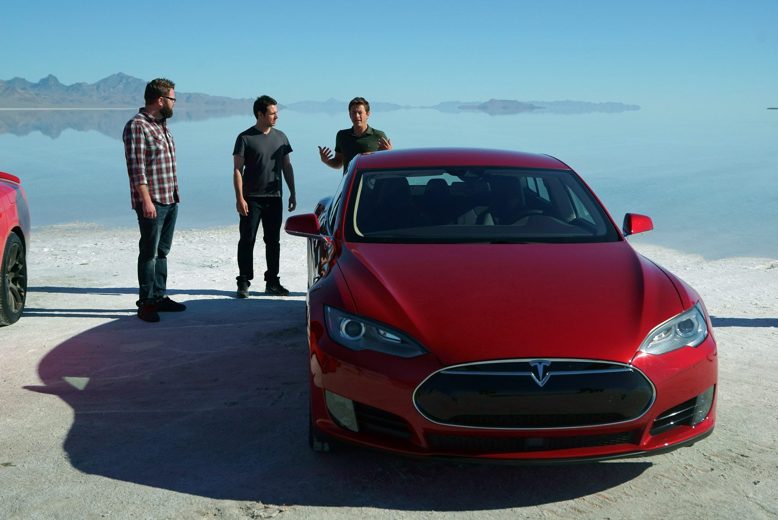 Picture Shows: Tanner Foust explains his choice to Rutledge Wood and Adam Ferrara