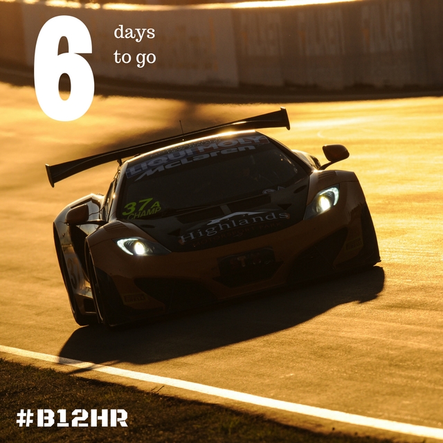 Bathurst 12hr early morning light, McLaren