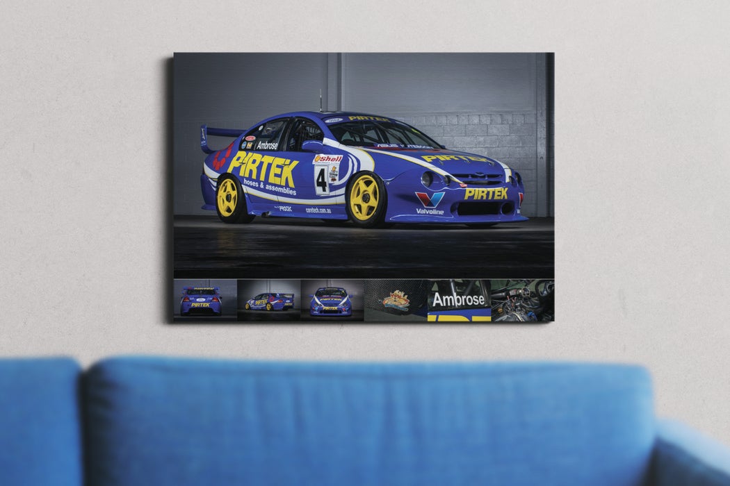 PHOTOGRAPHIC PRINT - 2001 AU FORD FALCON TOURING CAR - MULTI IMAGE - Image 2