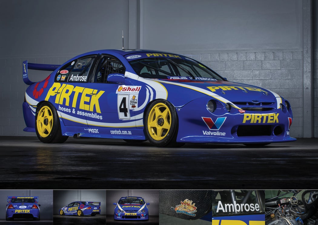 PHOTOGRAPHIC PRINT - 2001 AU FORD FALCON TOURING CAR - MULTI IMAGE
