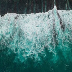 PHOTOGRAPHIC PRINT - OCEAN BACKWASH - BALI