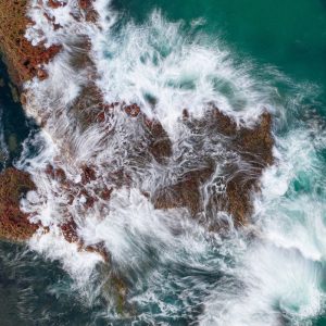 PHOTOGRAPHIC PRINT - SLOW WAVES - VICTORIA