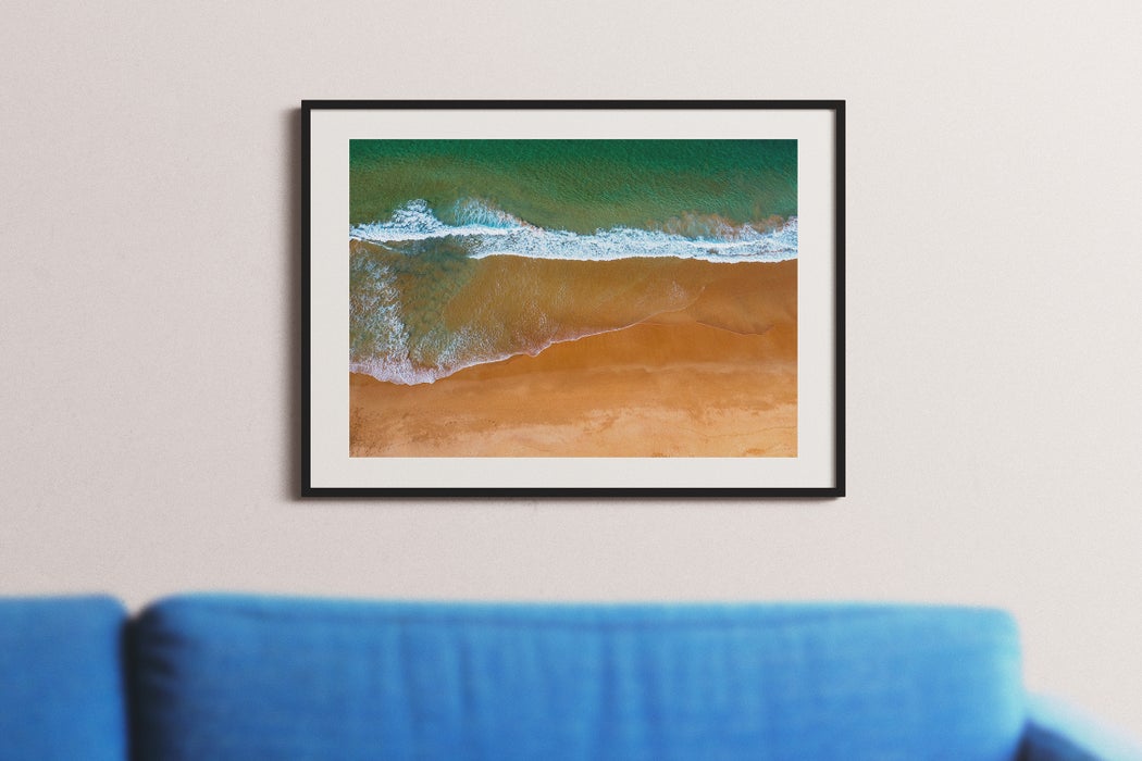 PHOTOGRAPHIC PRINT - WAVES CRASHING - PALM BEACH - NSW - Image 2